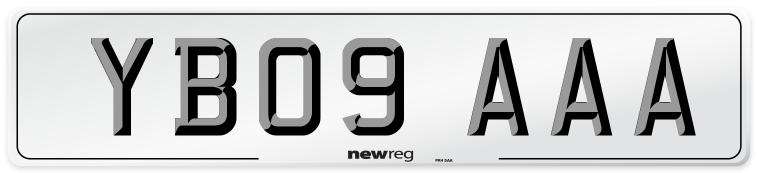 YB09 AAA Number Plate from New Reg